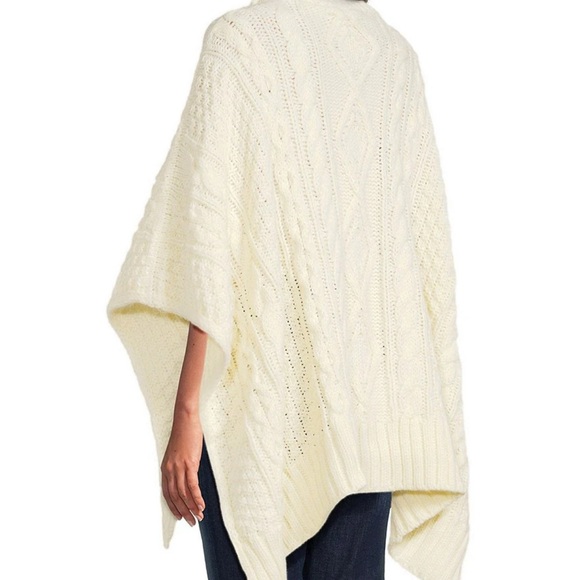 Ralph Lauren Cable knit Poncho - Picture 4 of 5